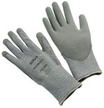 SCPU5. Stainless steel wire with PU coating, extended cuff, cut level 5. S-XXL. PRICE PER PAIR